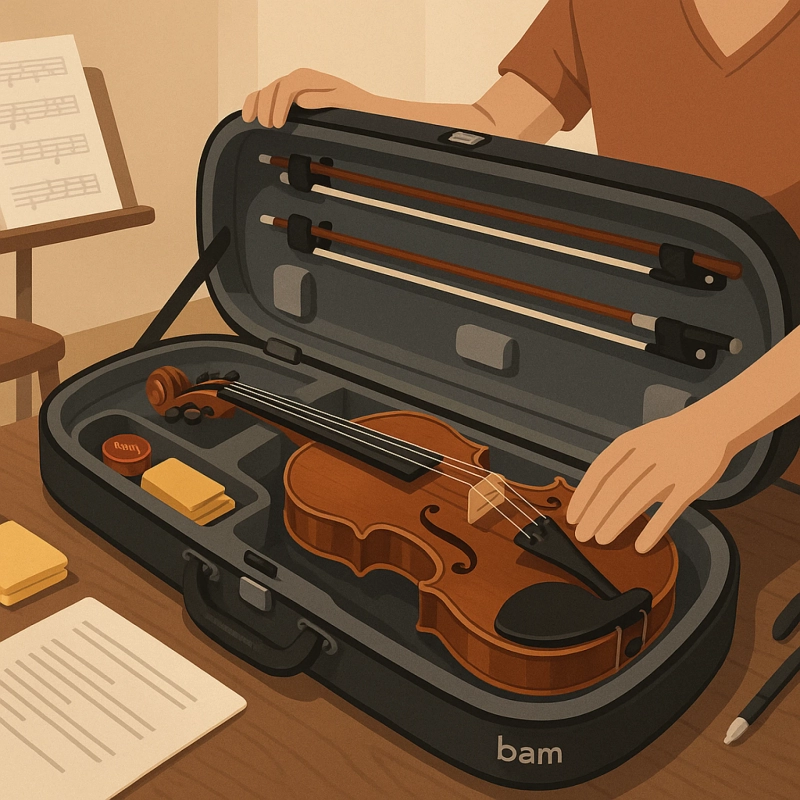 Top Tips to Maximize Your BAM Violin Case Space