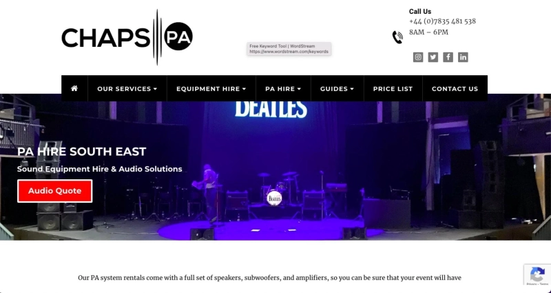 Sound System Rental and Speaker Hire in Surrey