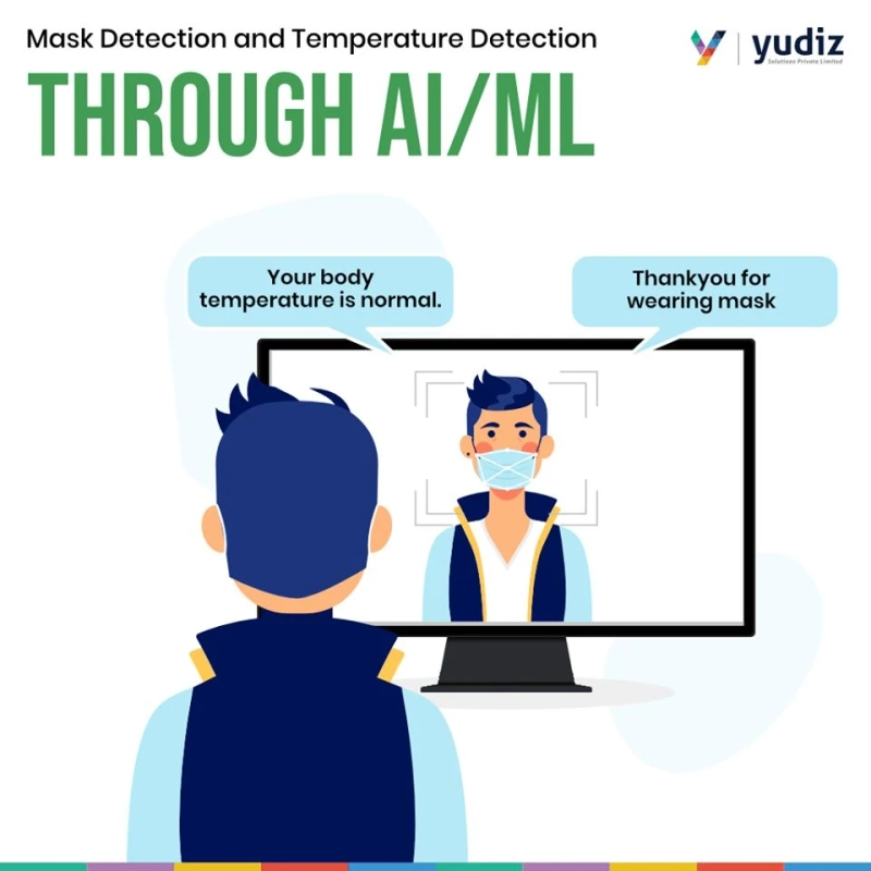 Mask Detection & Temperature Detection Trough AI/ML With Yudiz Solutions