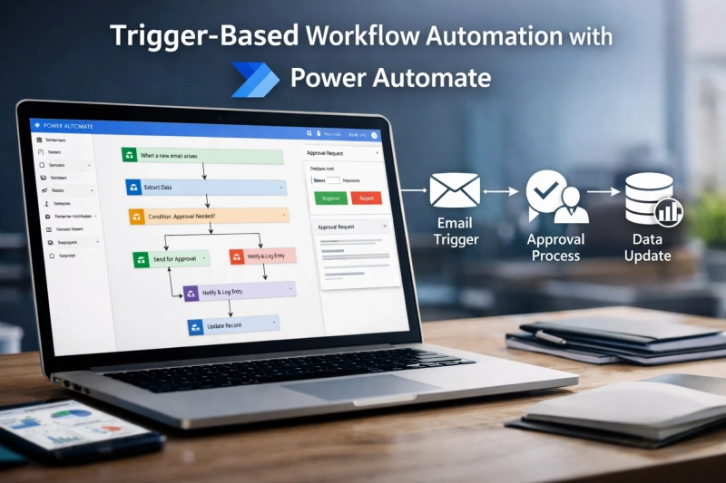 Hire Power Automate Developer to Manage Trigger-Based Workflow Operations