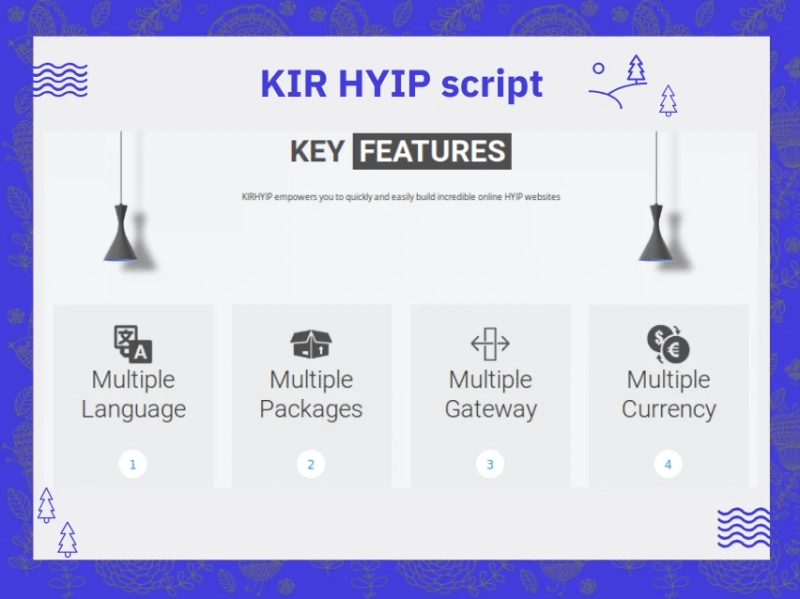 KIR HYIP Script - How Does Its Design Help Business Success?