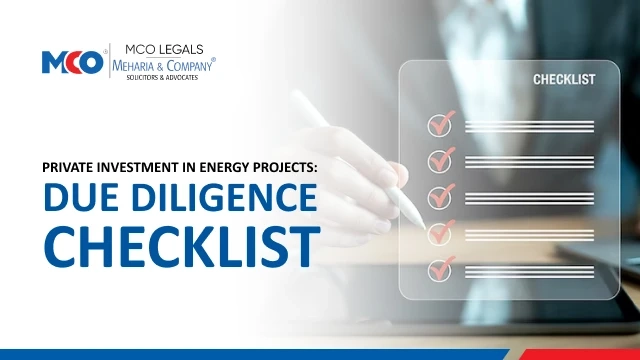 Private Investment In Energy Projects Due Diligence Checklist