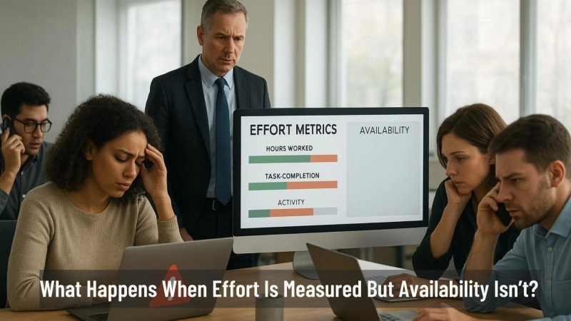 What Happens When Effort Is Measured But Availability Isn’t?