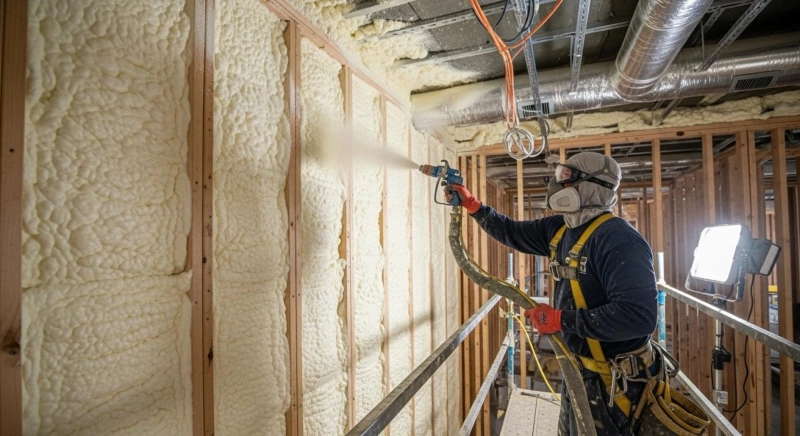How a Spray Foam Insulation Company Improves Older Houses