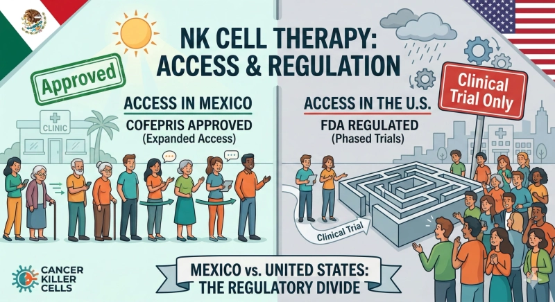 NK Cell Therapy in Mexico vs United States: Regulatory Differences