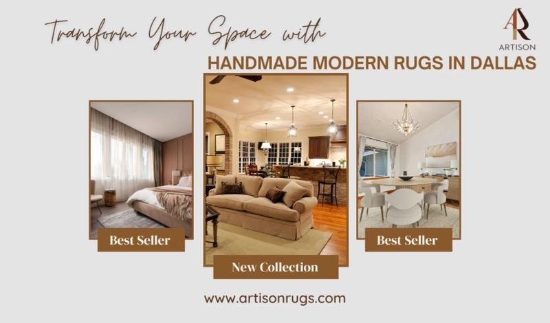 Transform Your Space with Handmade Modern Rugs in Dallas