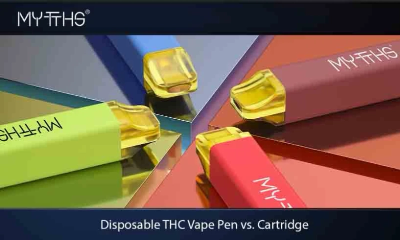 Disposable THC Vape Pen vs. Cartridge