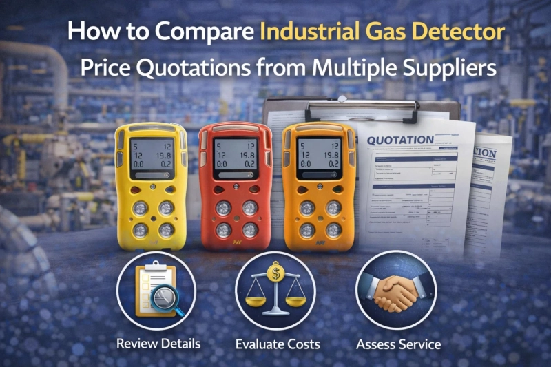 How to Compare Industrial Gas Detector Price Quotations from Multiple Suppliers