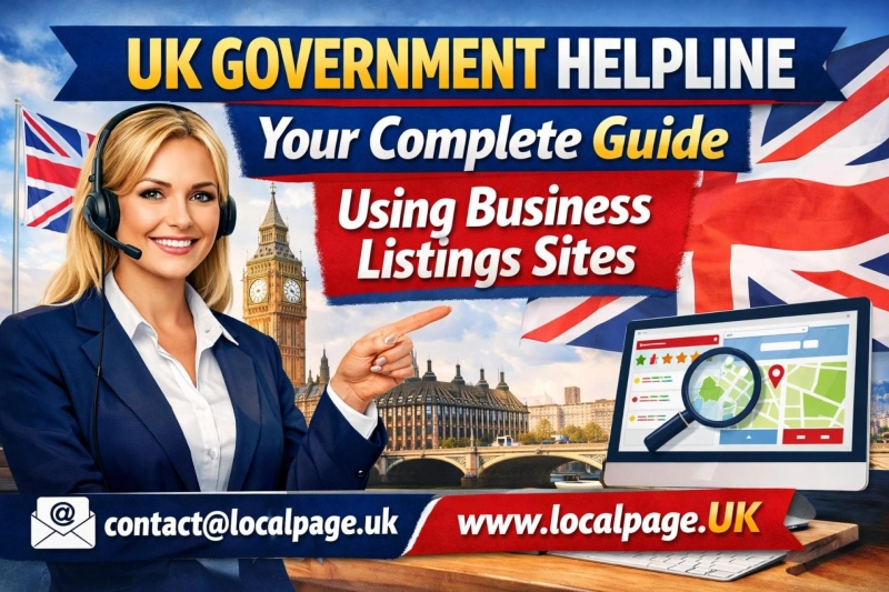 UK Government Assistance Number Verified by Local Page UK