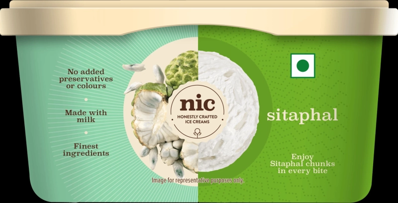 Sitaphal (Custard Apple) Ice Cream – A Creamy Indian Delight