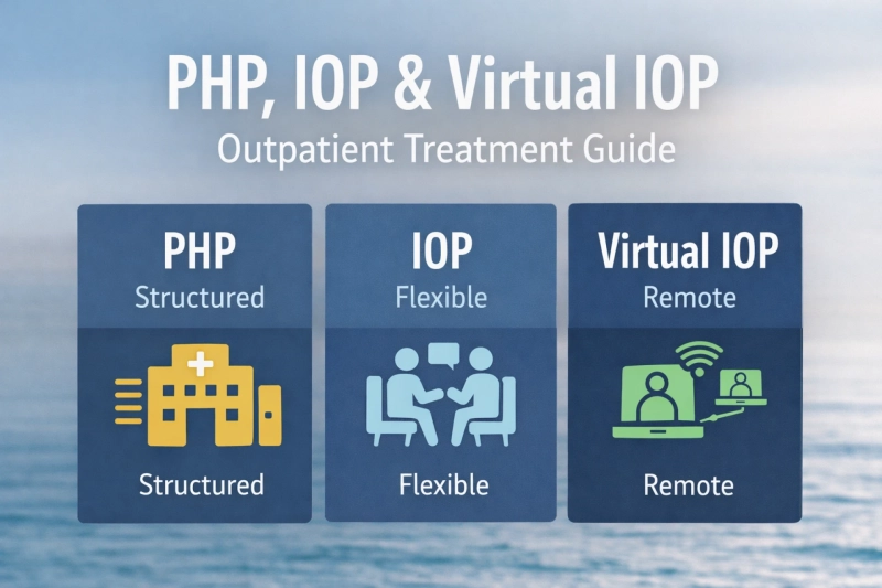 A Guide to Non-Residential Addiction Treatment: PHP, IOP, and Virtual IOP