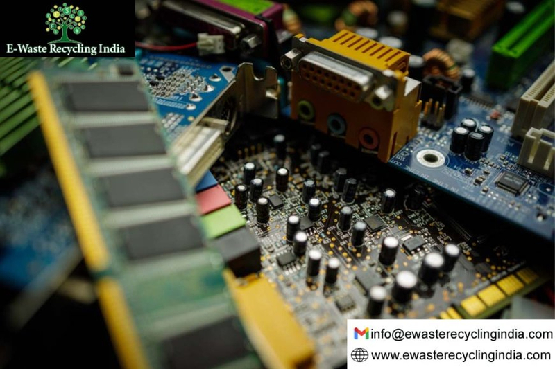 What are the main E-components recycling of household