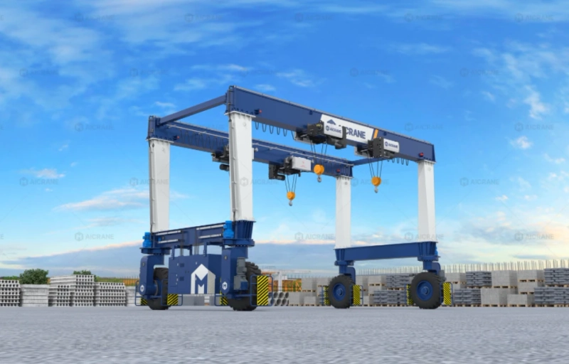 Wheel Arrangement Configurations for Rubber Tyred Gantry Cranes