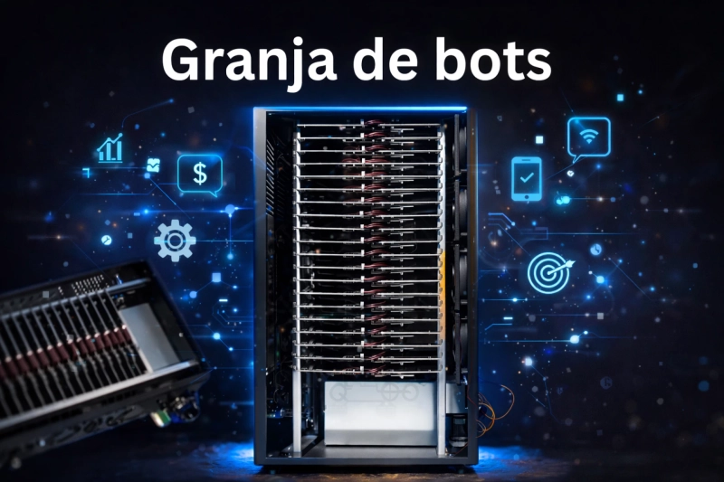 Granja de Bots Tecnologia Avanzada para la Gestion Masiva de Dispositivos Moviles