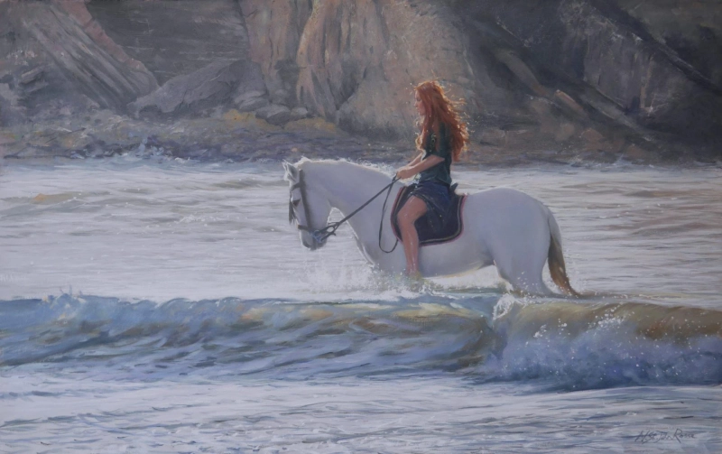 The Poetry of the Shore: Figurative Marine Art by Nicholas St John Rosse