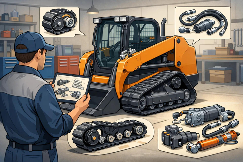 Why CASE TR320 Compact Track Loader Parts Manuals Reduce Ordering Mistakes