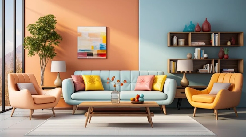 Explore Furniture Rentals Color Inspirations in Home Decor and Furnishing