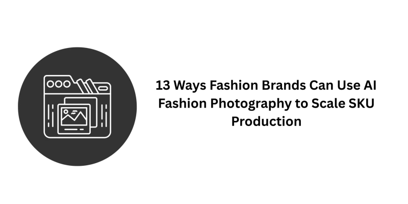 13 Ways Fashion Brands Can Use AI Fashion Photography to Scale SKU Production