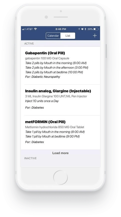 Medicine List App