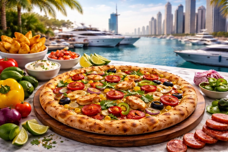 A Classic with Character: The Simple Joy of Salami Pizza in Dubai