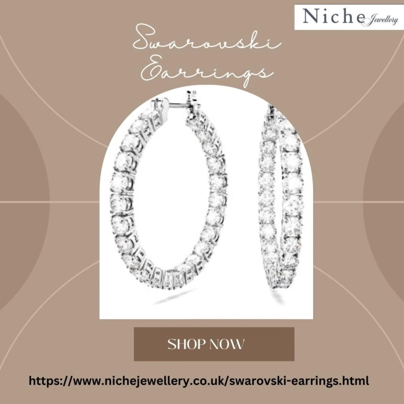 Buy Swarovski Drop Earrings online from Niche Jewellery in the UK