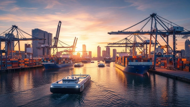 1 Container Transport Rotterdam: Effiziente Logistik für Europa