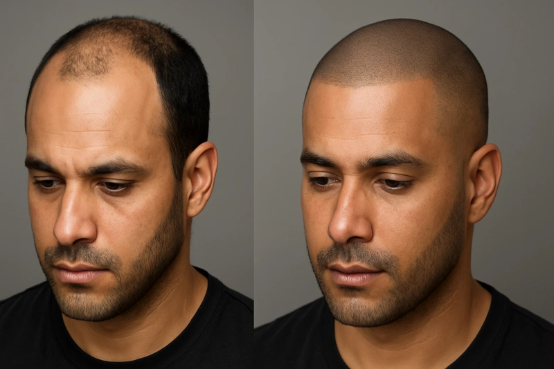 Male Hair Restoration Guide: From Natural Treatments to Micropigmentation Hairlines & Scar Camouflage