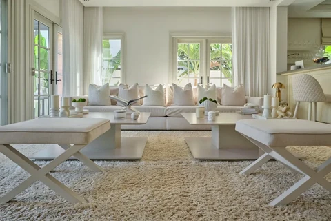 How to Match a Cream Rug with Any Living Room Decor?