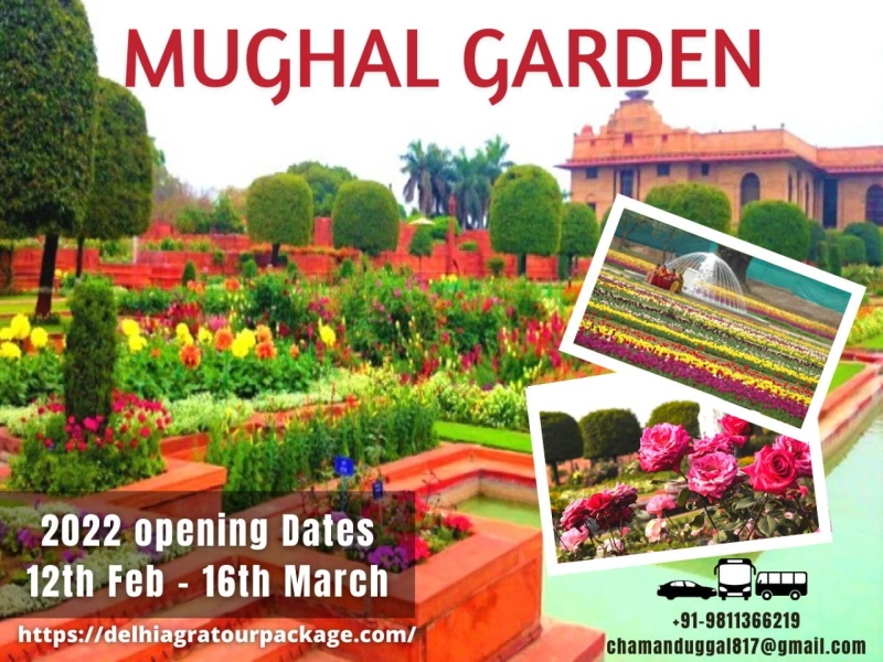 Car Rental in Delhi for Mughal Garden