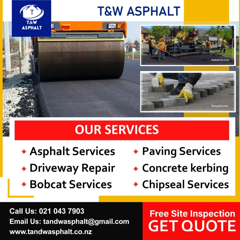 T&W Asphalt Contractor | Asphalt Company in Auckland