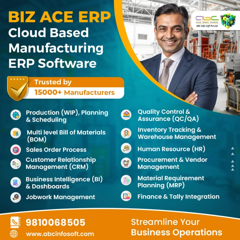 Best ERP Software for Manufacturing Industry in India A 2026 Guide Title