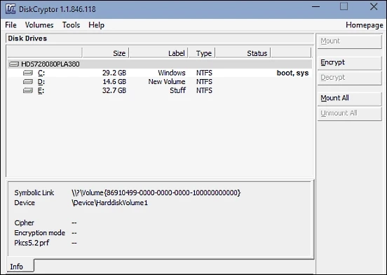 DiskCryptor is a Powerful Disk Encryption Software for Windows 10
