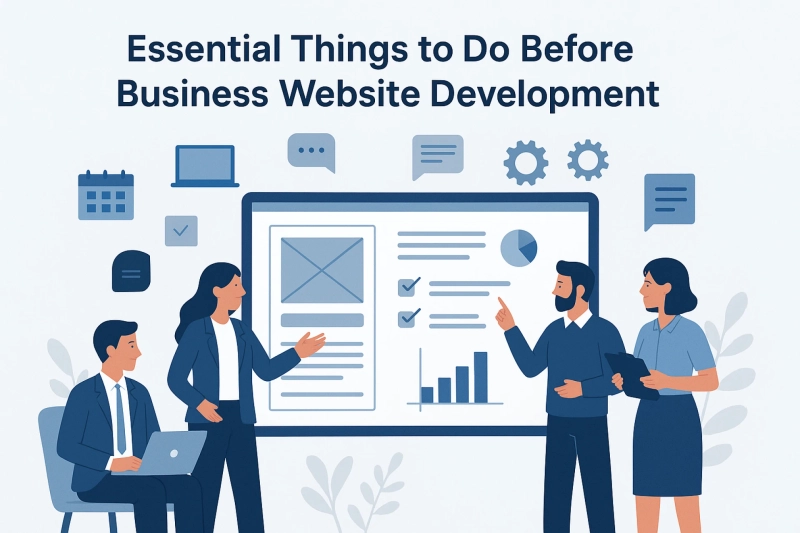 4 Essential Things to Do Before Business Website Development