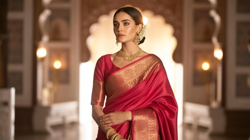 Red Silk Saree A Timeless Symbol of Tradition Elegance and Celebration