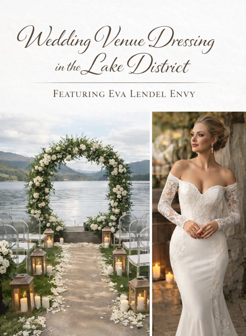 A Complete Guide to Wedding Venue Dressing in the Lake District + Spotlight on Eva Lendel Envy