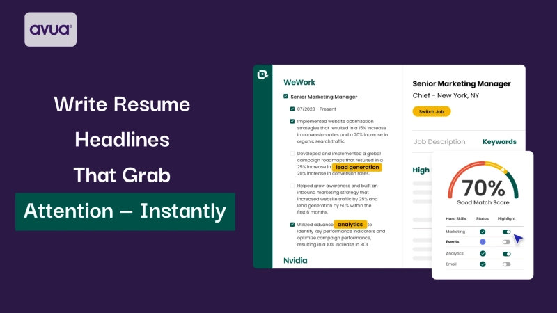 The Resume Headline: What It Is, Why It Matters, and How to Craft One