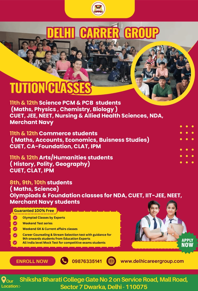 Strong Academic Support for School Students in Dwarka Delhi