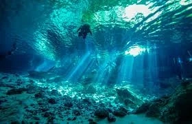 Cave diving