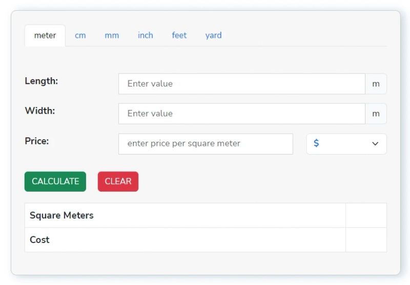 Improve Your Home's Functionality with a Square Meter Calculator