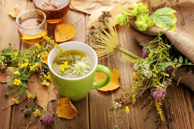 Herbal Tea- The Leaves Of Tea Are Blended With Herbs, Spices, Fruits, Or Other Plants