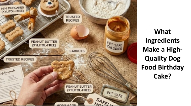 What Ingredients Make a High-Quality Dog Food Birthday Cake?
