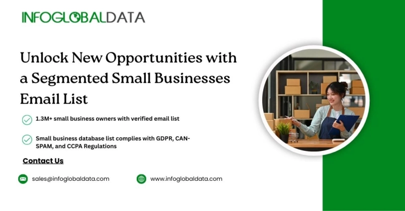 Unlock New Opportunities with a Segmented Small Businesses Email List from InfoGlobalData