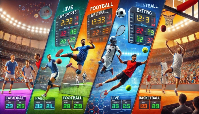 Comparing Live Kabaddi with Popular Sports for Betting: Football, Tennis, and Basketball