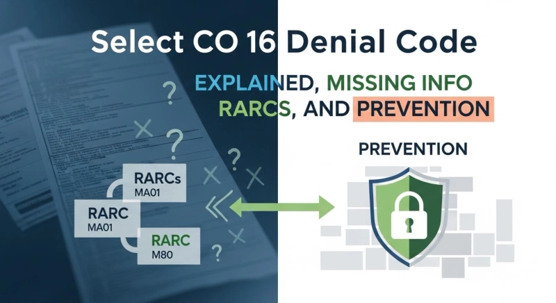 CO 16 Denial Code: Missing Info & RARCs Guide