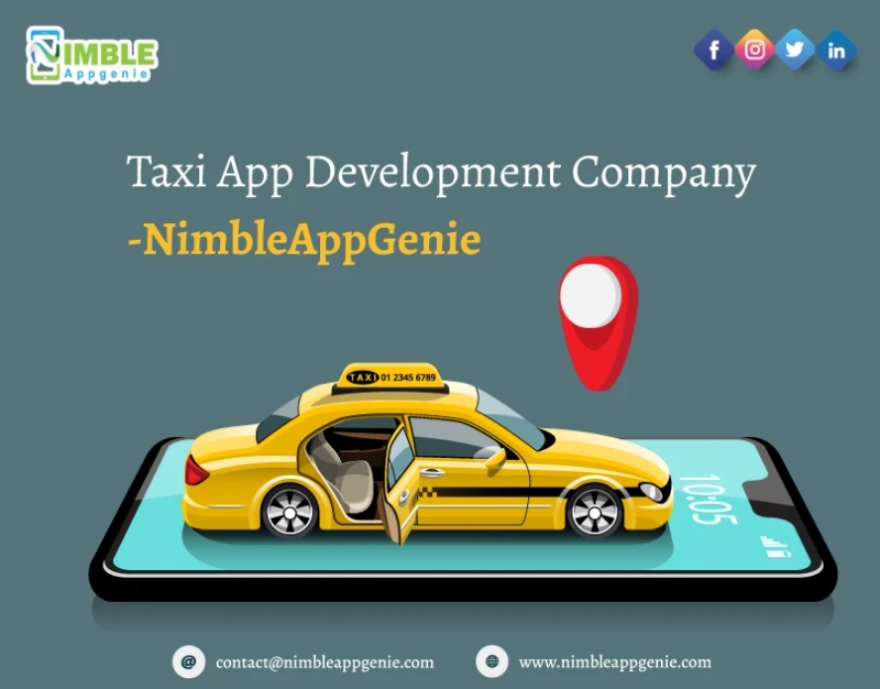 Taxi app development company-Nimble Appgenie