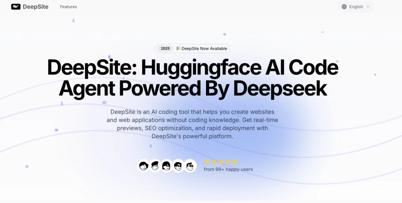 Hugging Face DeepSite AI coder