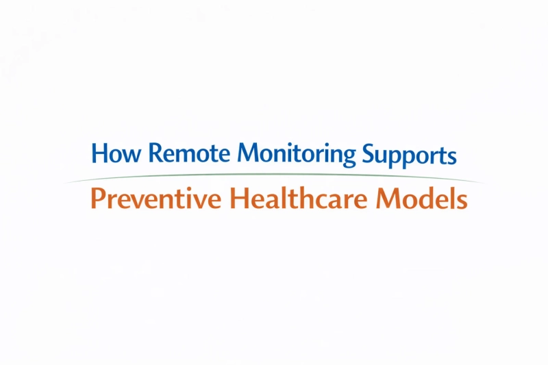 How Remote Monitoring Supports Preventive Healthcare Models