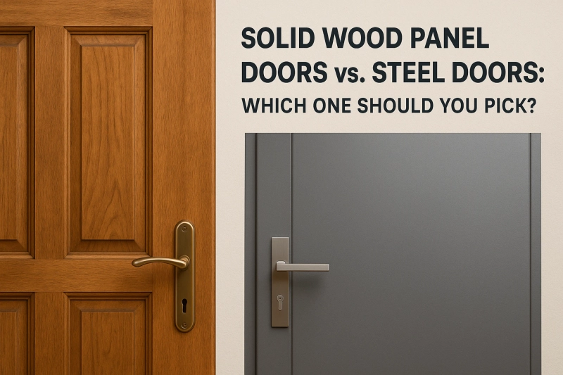 Solid Wood Panel Doors vs Steel Doors Which One Should You Pick?