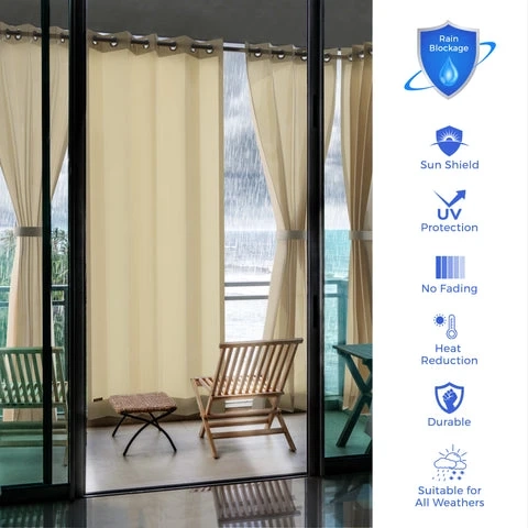 Ultimate Rain Protection for Balcony: A Review of Hippo Waterproof Plastic Outdoor Balcony Curtain