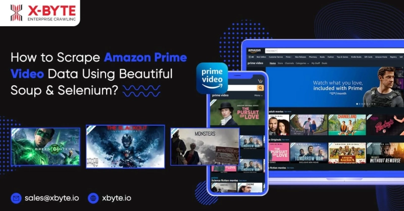 How to Scrape Amazon Prime Video Data Using Beautiful Soup & Selenium